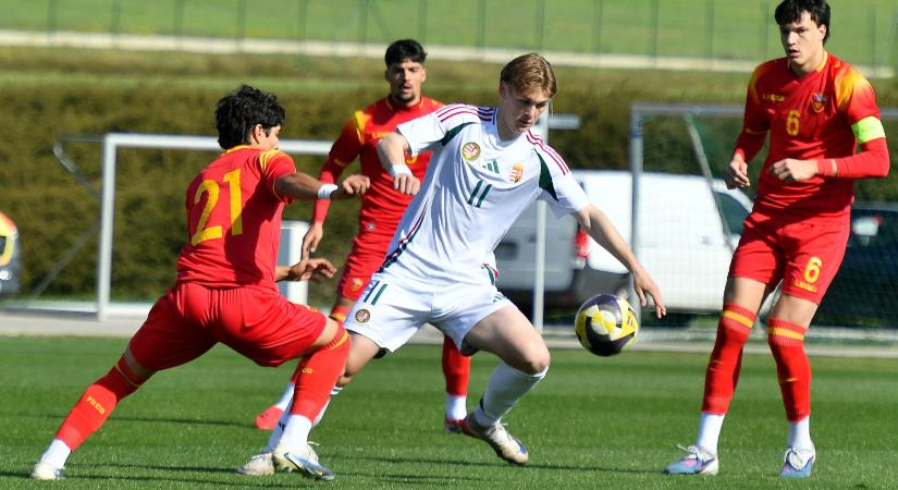 U18: négy gólt hozott a Montenegró elleni összecsapás