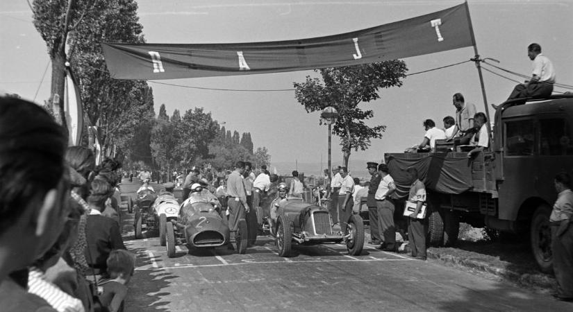 Tihany a versenyek zajától volt hangos: így rajtoltak az 1950-es években (galéria)