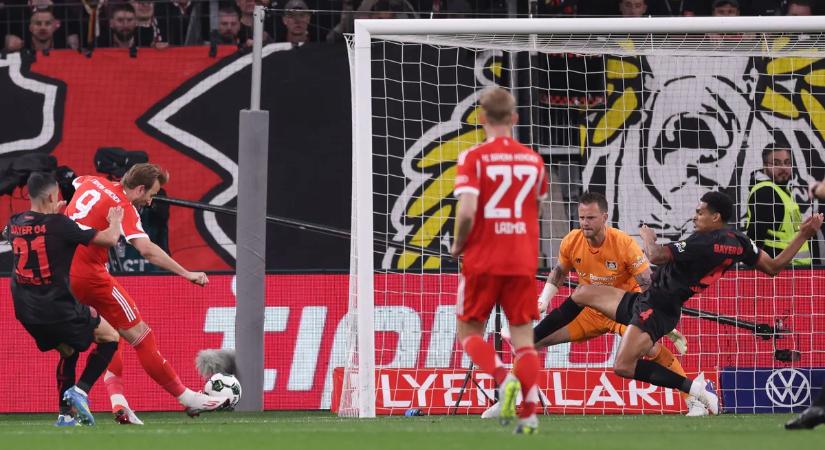 Két góllal nyert Leverkusenben, hat év után újra döntős a Bayern München a Német Kupában
