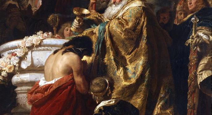 Vértanú halált halt Szent István megkeresztelője