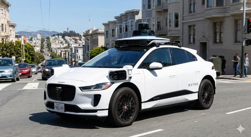 Megdöbbentő! Los Angeles-i robottaxiban tesztelte a jövőt a zalai város tanára (videó)