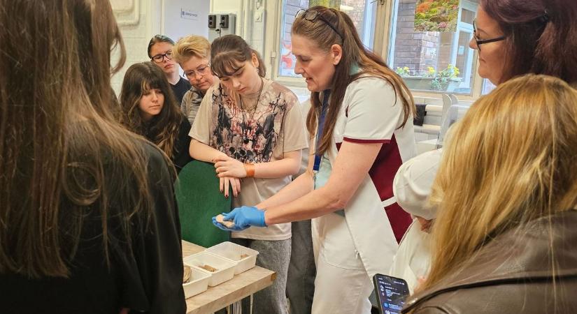 A jövő orvosjelöltjeinek fontos döntést kellett meghozni a dunaújvárosi kórházban