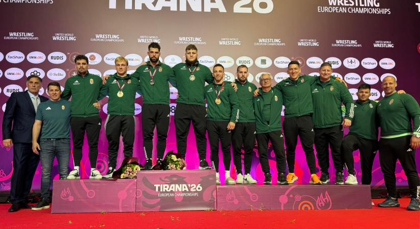 Lévai Zoltán bronzérmet szerzett a birkózó Eb-n