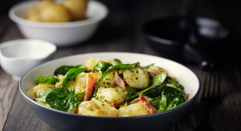 Mentes Anyu: Zöld istennő burgonyasaláta – krémes, friss és mentes klasszikus újragondolva