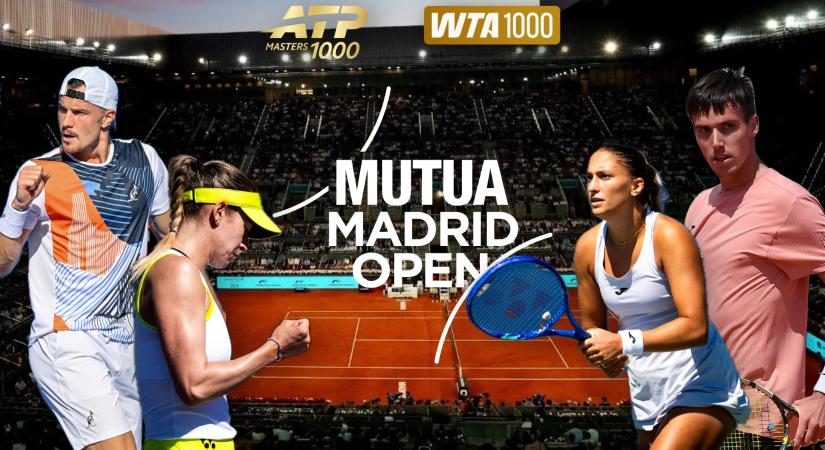 Egyetlen nap alatt négy magyar teniszező a képernyőn