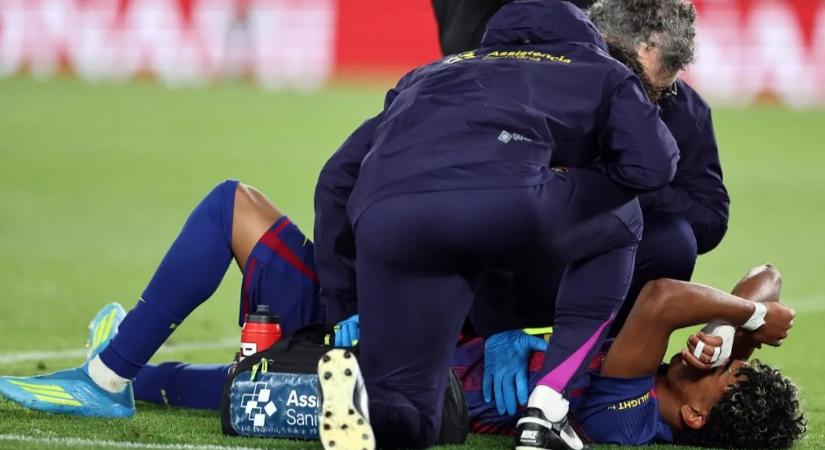 Yamal sérülése miatt aggódnak a spanyolok