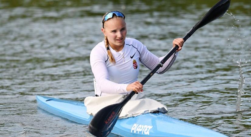 Csikós Zsóka duplázott, Pető Hanna harmadik a kajak válogatón