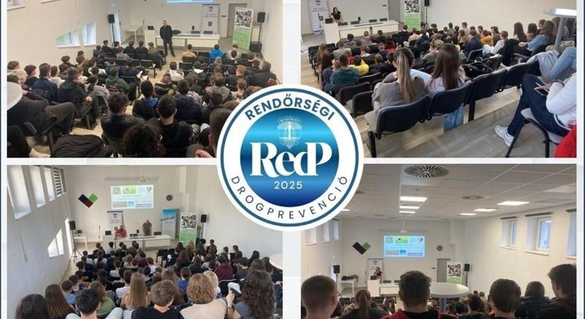 Amit minden fiatalnak tudnia kell a drogokról – rendőrök tartottak előadást Fehérváron
