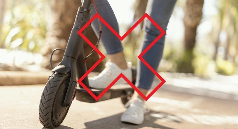 Kitilthatják az elektromos rollereket a kaposvári sétálóövezetből