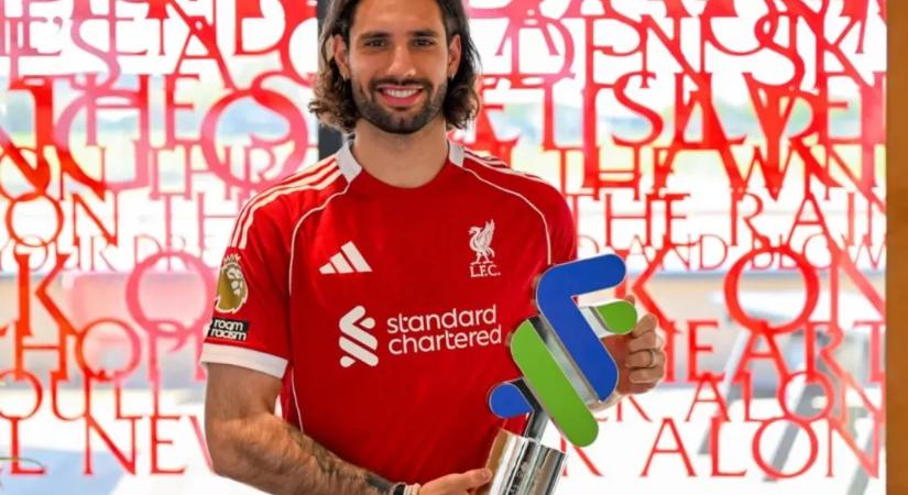Szoboszlai Dominikot ötödször választották a hónap legjobb játékosának a Liverpool szurkolói