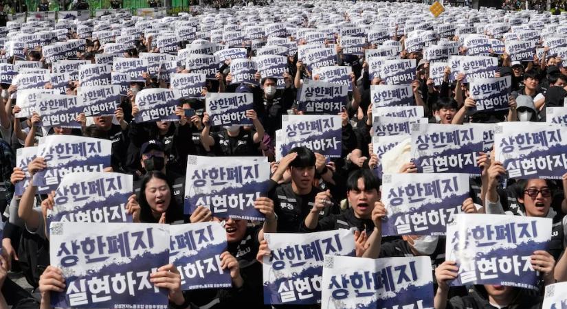 Sztrájkhangulatot hoz a rekordnyereség a Samsungnál