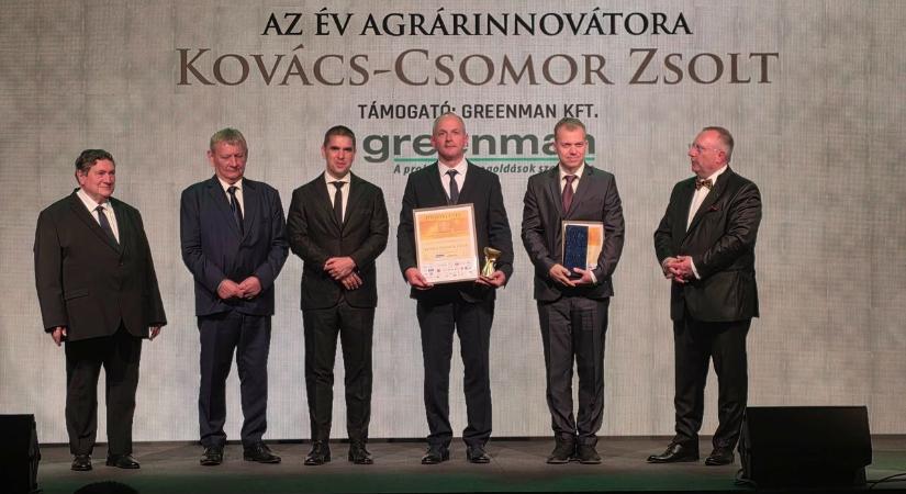 Az Óvári Gazdászok Szövetségének elnöke lett az Év agrárinnovátora