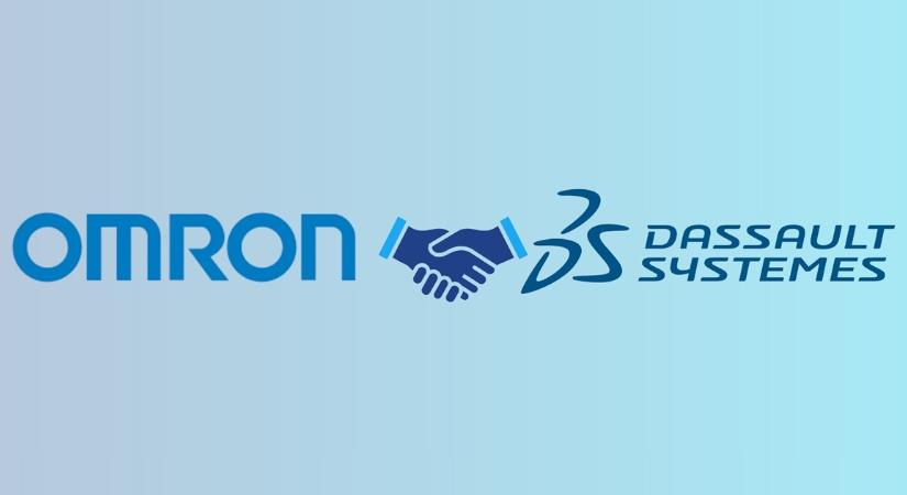 Az OMRON és a Dassault Systèmes partnersége a gyártás forradalmasításáért a virtuális és valós integráció révén