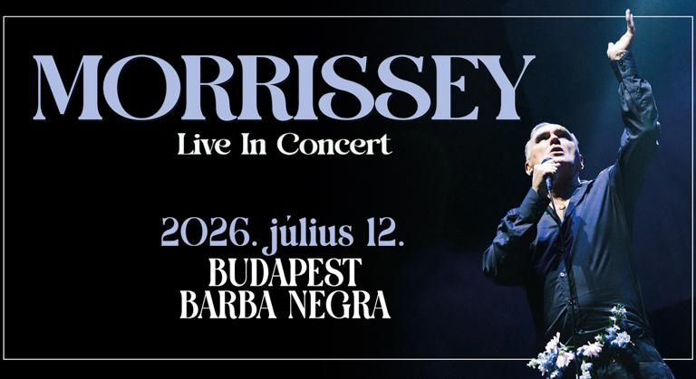 Egy generáció hangja, a legendás énekes, Morrissey Budapesten