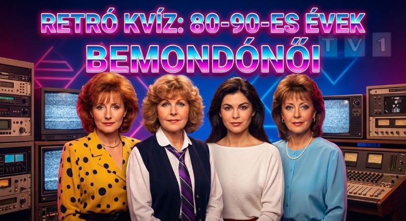 Retró kvíz: Felismered a 80-as, 90-es évek bemondónőit? Hány híres tévésre emlékszel?