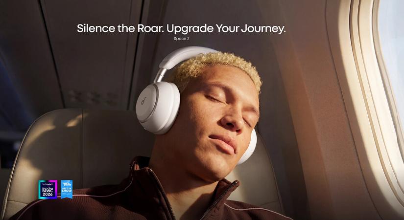 Megérkezett Európába a Soundcore Space 2 fejhallgató