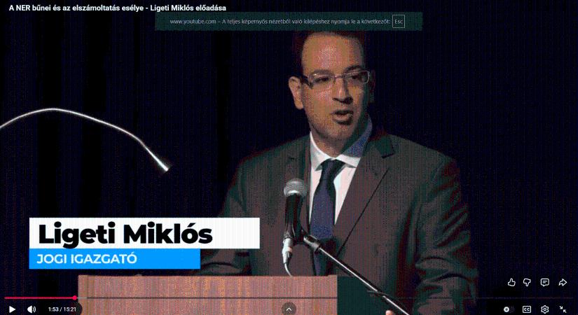 Ligeti Miklós: MNB-ügyben bűnpártolásért is felelhet a kormány
