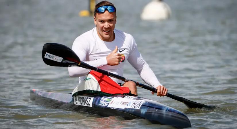 Kopasz Bálint 500 méteren sem talált legyőzőre a kajak-kenu válogatón