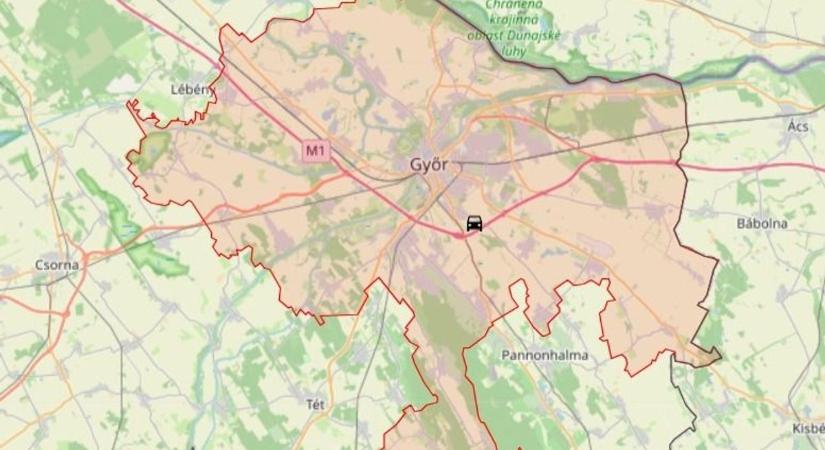 Kamion és autó ütközött össze az M1-esen Győrújbarátnál, egy sávon halad a forgalom