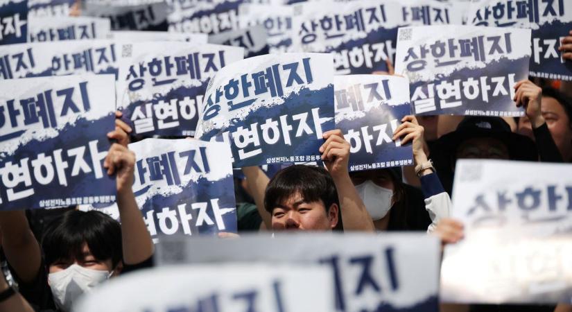 Minden idők legnagyobb tüntetése van a Samsungnál, a chipipar egyik bástyája remeghet meg