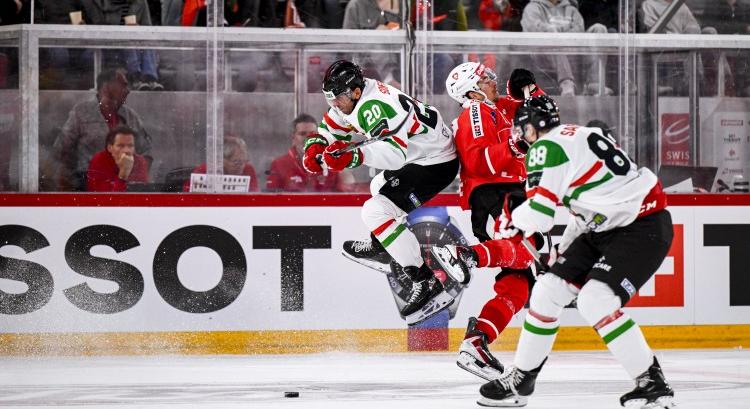 Hat gólt kapott Svájctól a hoki-vb-re készülő magyar válogatott