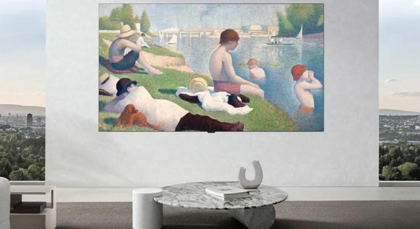 Poszterként simul a falra az LG elképesztően lapos tévéje