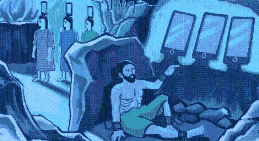 A barlang kényelmes, a fény sért