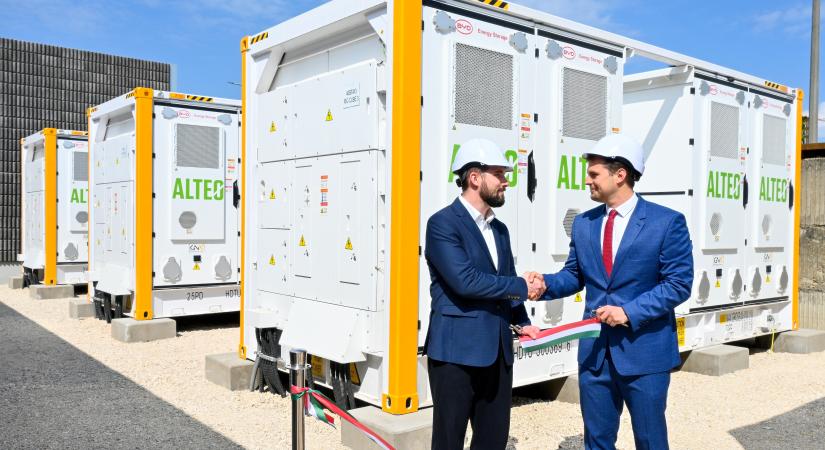 Egy nagyobb lakótelepet képes lenne egy teljes napig árammal ellátni Győr új energiatárolója