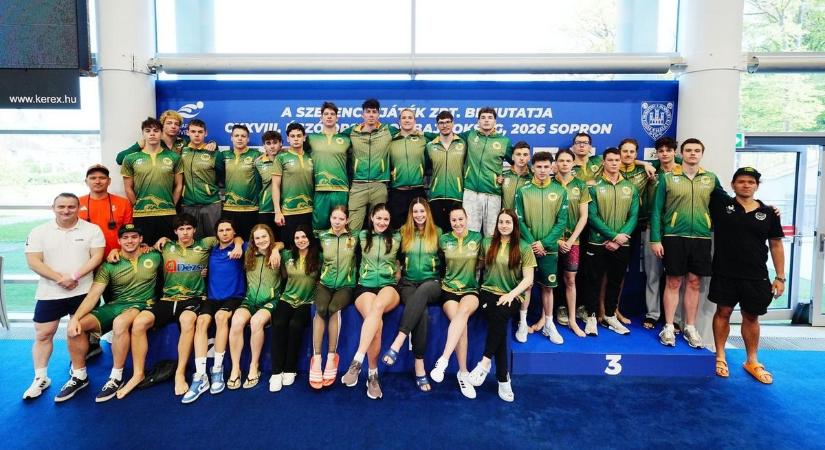 Legjobb vidéki csapat lett az UNI Győri Úszó Sportegyesület