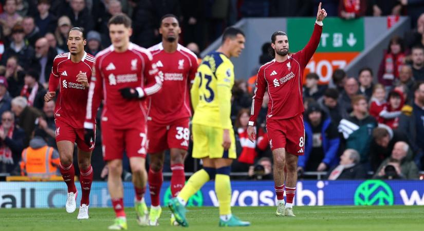 Szoboszlai már a liverpooli elitben, klubikonok mellé lőtt ki a magyar: "Megkerülhetetlen játékossá vált"