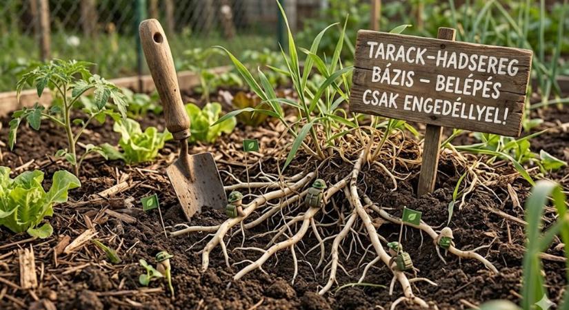Tarack a kertben? Nem gyom, hanem föld alatti gerillahadsereg – így lehet végre megfékezni