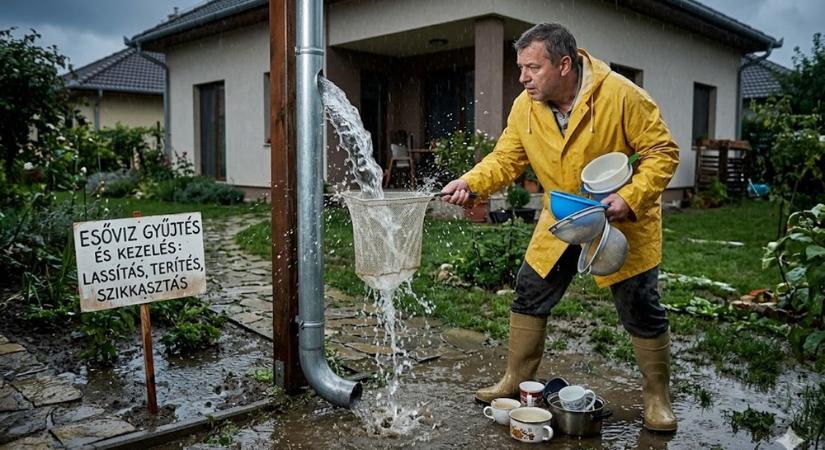 Minden zápor után úszik az udvar? Így fogd meg az esővizet, mielőtt lelépne a kertedből