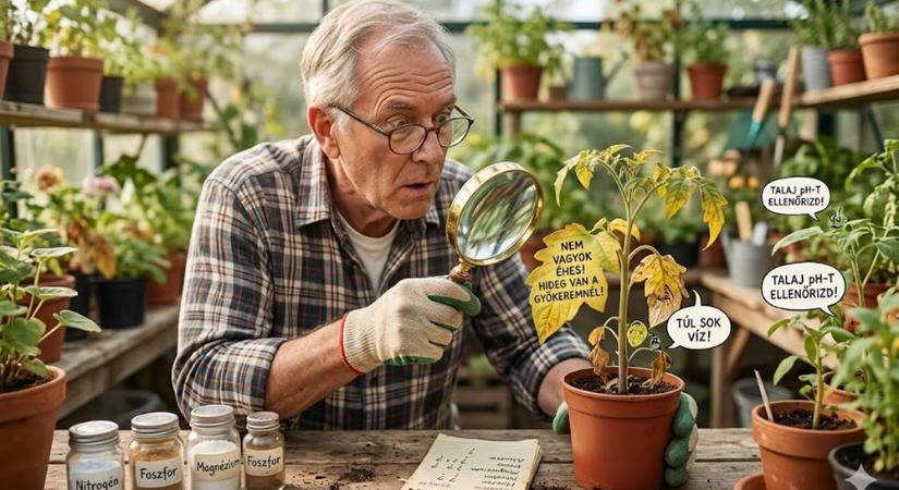 Mit árulnak el a növényeid levelei? A sárgulás, barnulás és erek közti fakulás gyakran nem véletlen