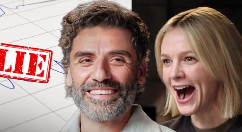 Carey Mulligan és Oscar Isaac nevetve átmentek a hazugságvizsgálaton – videó