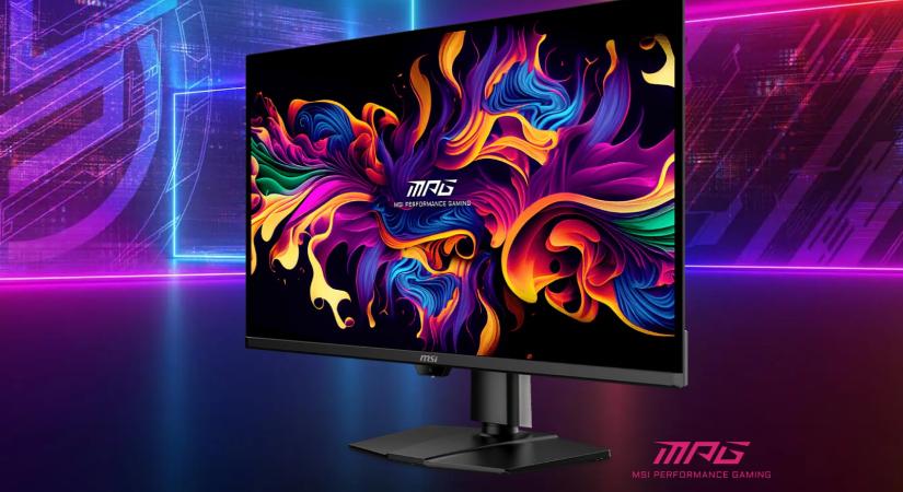 A legmodernebb QD-OLED panel köré épül a legújabb MSI gamer monitor – Még 80 Gbps-os DisplayPort is van rajta