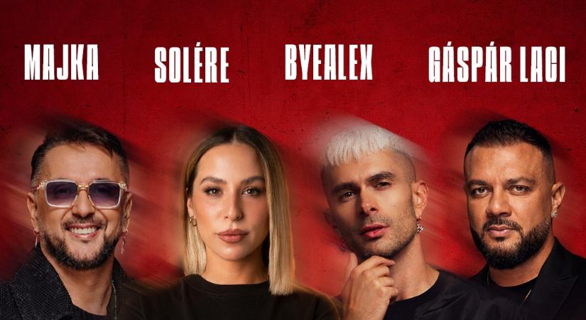 Kiderült, kik lesznek a mentorok az idei X-Faktorban