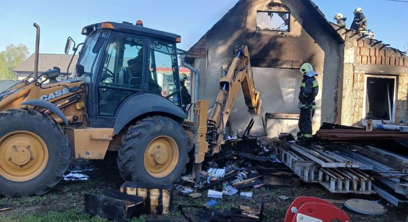 Emberéletet követelt a tűz Levélen: egy hétvégi ház gyulladt ki, egy férfi életét vesztette
