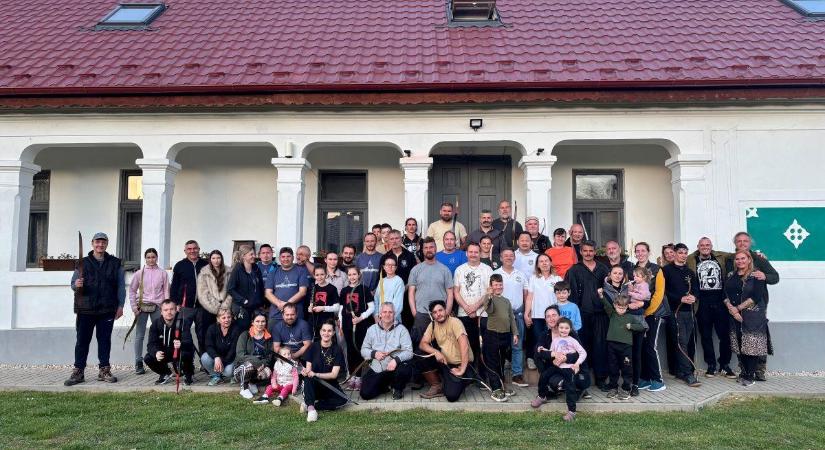 Íjászképzés Gömörpéterfalán