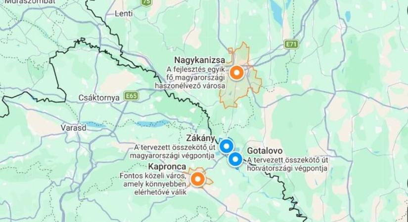 Jó hír! Felére csökkenhet a Nagykanizsa és Kapronca közötti távolság