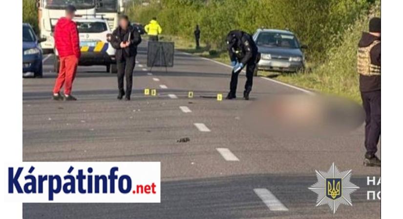 Halálos gázolás Kárpátalján: egy 34 éves férfi a helyszínen meghalt