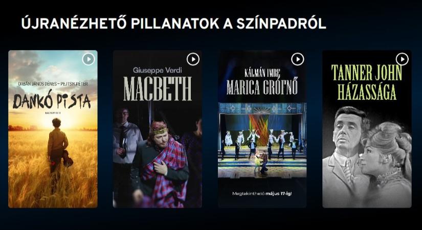 Színházi élmény otthon – legendás előadások a Médiaklikk kínálatában