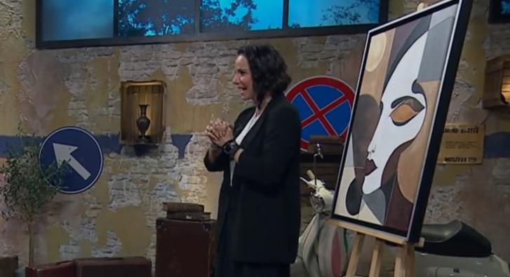 Péter Szabó Szilvia a Kincsvadászokban járt saját festményével: Nem nagyon izgultam még műsorban ennyire