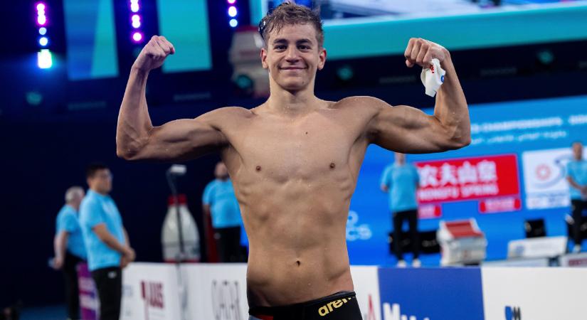 Nyíltvízi úszó vk - Betlehem Dávid aranyérmes