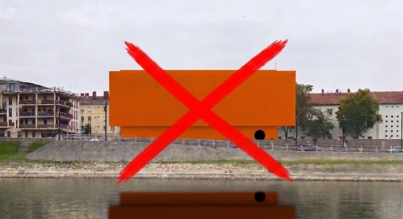 Nem ment át a közgyűlésen a Móricz Zsigmond rakpartra tervezett monstrum épület terve