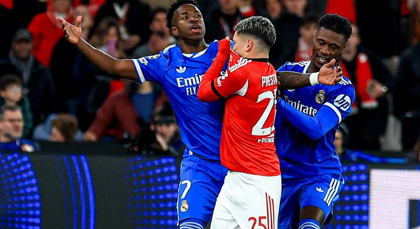 Az UEFA lesújtott a Viníciust rasszista módon sértegető játékosra