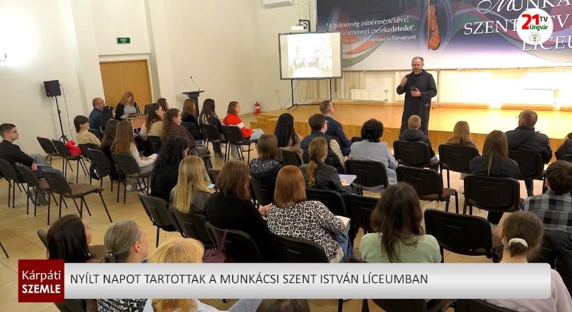 Nyílt napot tartottak a Munkácsi Szent István Líceumban (videó)