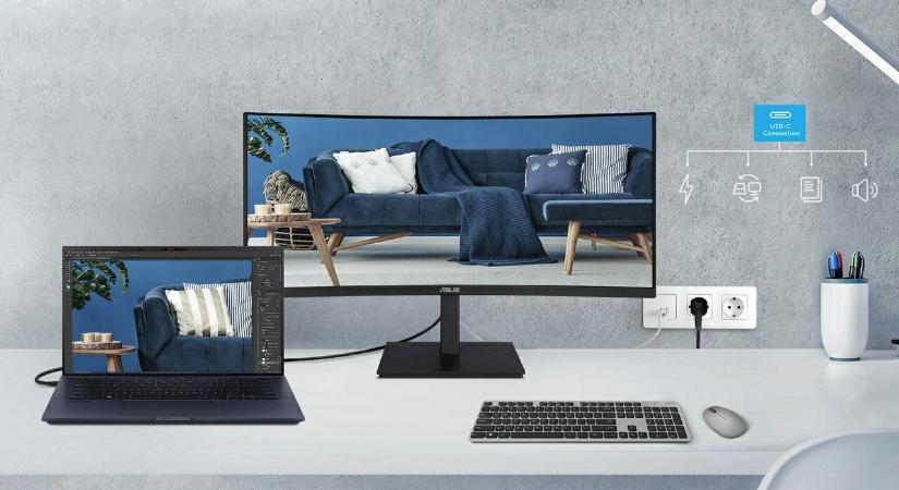 100 Hz-et tud az ASUS dokkolóval kombinált, ultraszéles monitora