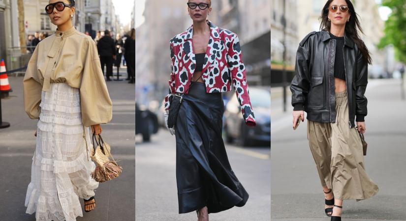 A maxiszoknya reneszánsza: nőies, modern, sokoldalú