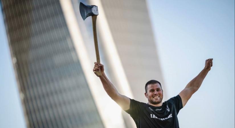 Sportot csinálnak a favágásból Budapesten