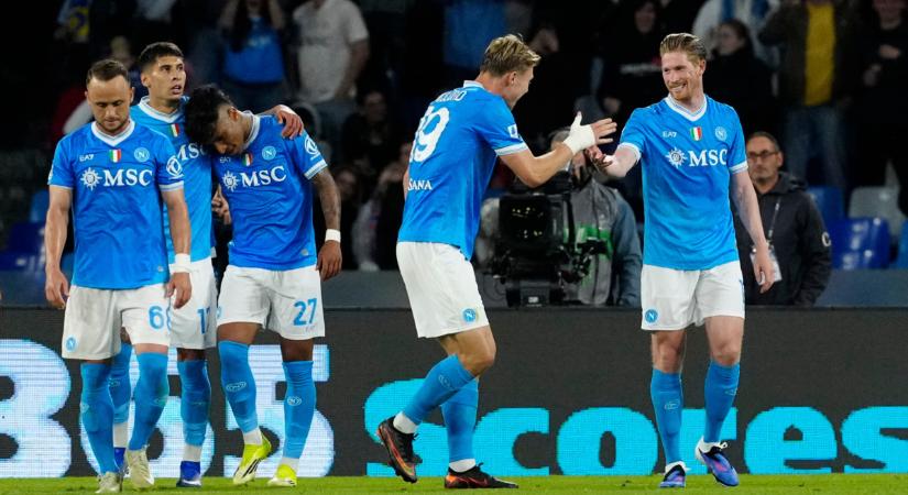 Serie A: a Napoli kiütéses győzelmet aratott a Cremonese ellen – videóval